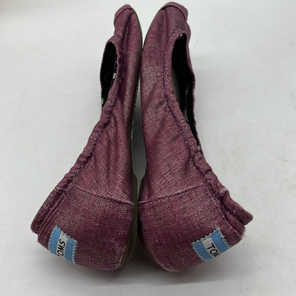 Toms purple Ballet Flat Size 8. BFL3160 - Picture 5 of 8
